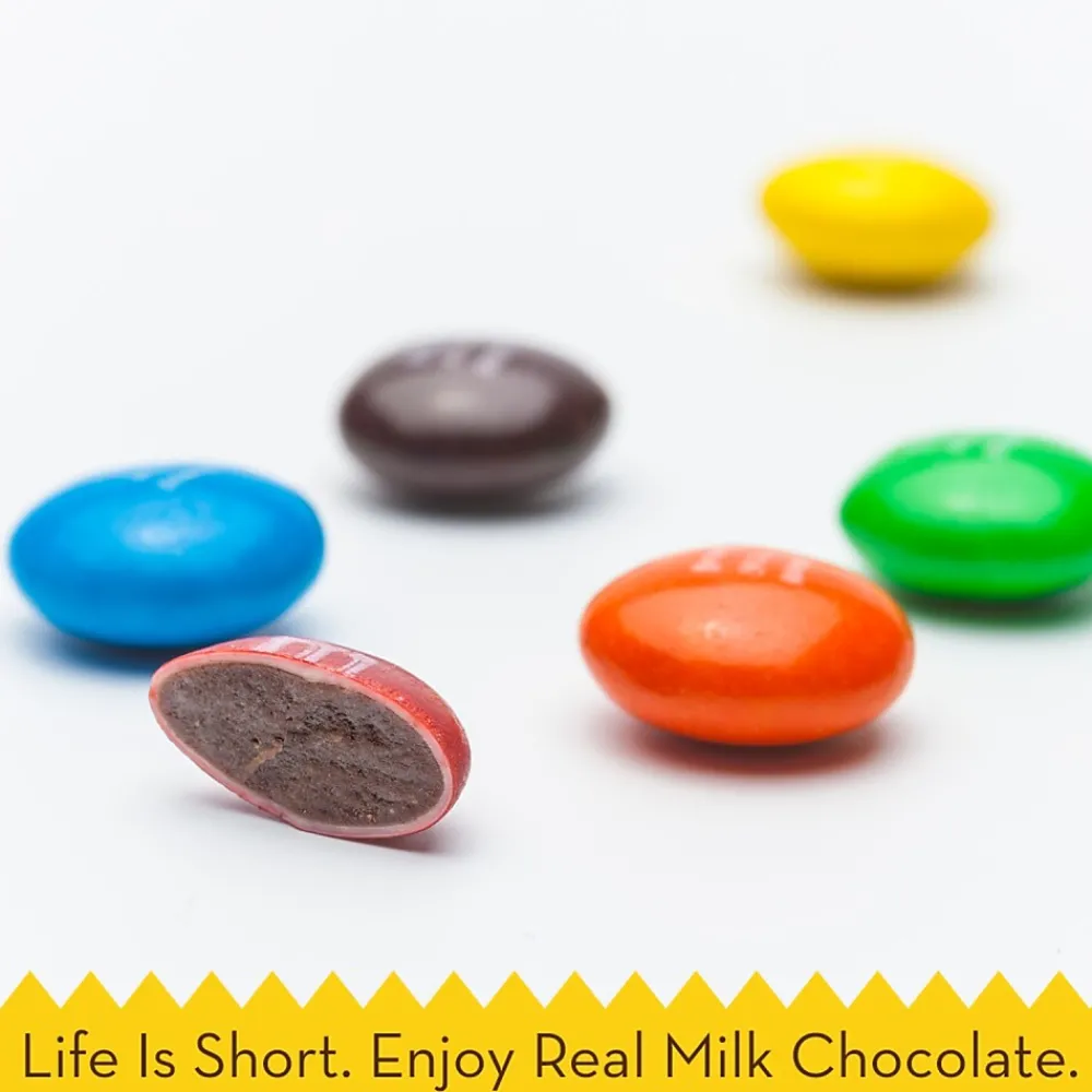 M&M's Milk Chocolate Candy Sharing Size 3.14 oz. Pouch, 24/Box (MMM04431)