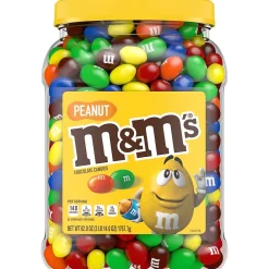 M&M's Peanut Chocolate Milk Chocolate Pieces, 62 oz. (209-00060)