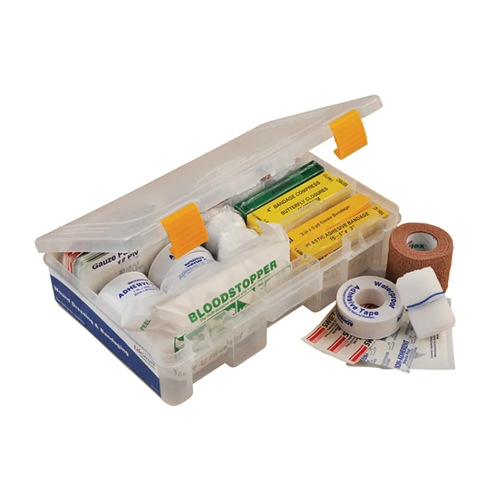 MobileAid EASY-ROLL Modular Trauma First Aid Station with BleedStop Compact 100 BLEEDING CONTROL & Gunshot Wound Kit (31500)