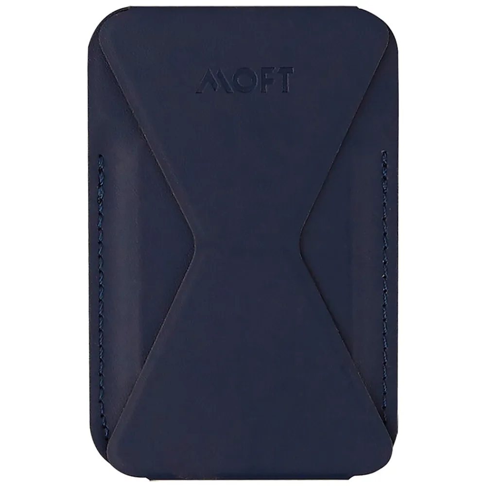 MOFT Snap-on Phone Stand and Wallet for iPhone 12 and 13 Series, Oxford Blue (MS007MS-1-BU2021)