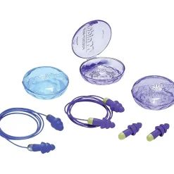 Howard Leight Moldex® Rockets® Reusable Uncorded Earplugs, Purple, 27 dB, 50/BX