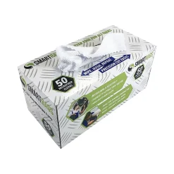 SmartRags Microfiber Cleaning Rags, 12" x 12", White, 50 Rags/Pack (M950W-INNERBX)<Monarch Brands New
