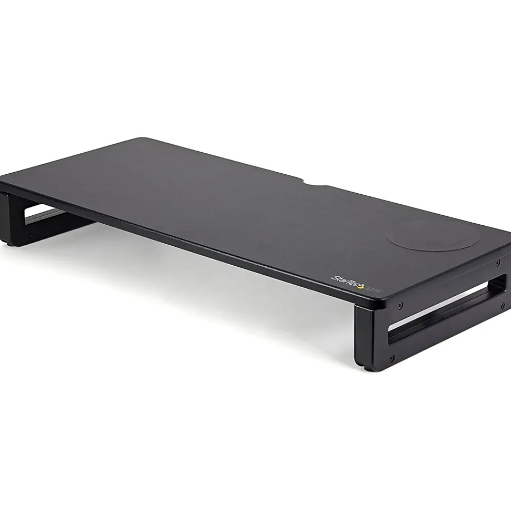 Sale StarTech Monitor Riser Stand with Wireless Charging Pad - 15W Qi Charger for Phone - Height Adjustable Computer Monitor Riser for Desk
