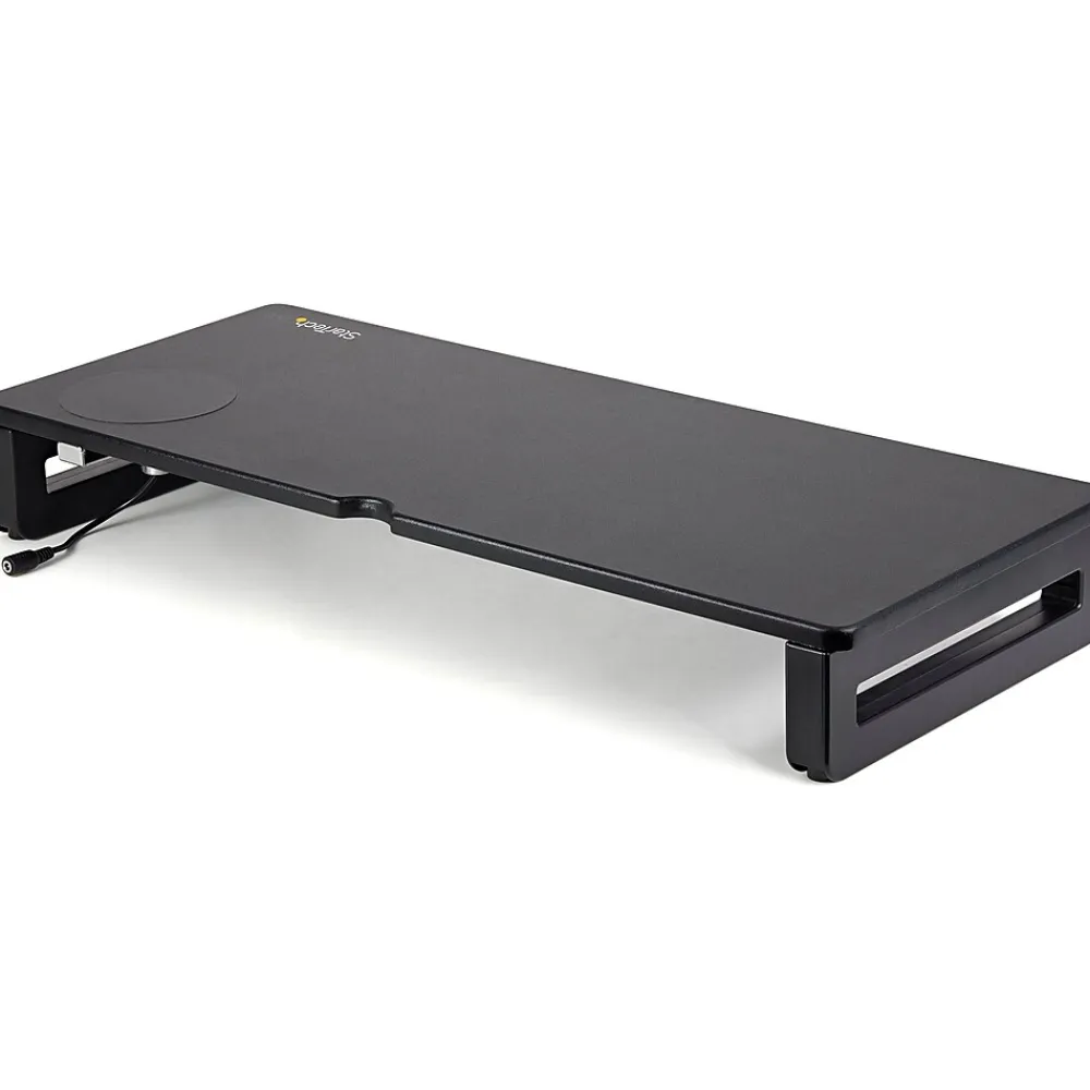 Sale StarTech Monitor Riser Stand with Wireless Charging Pad - 15W Qi Charger for Phone - Height Adjustable Computer Monitor Riser for Desk