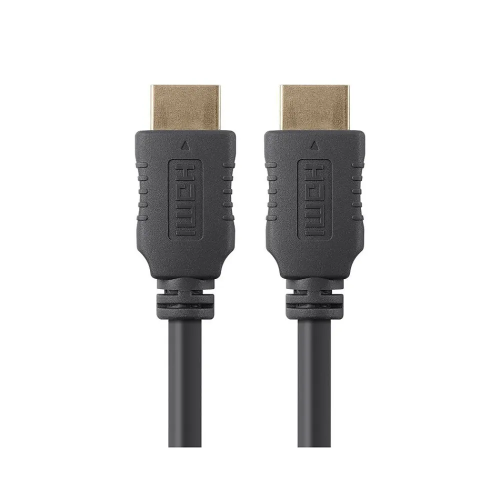 Monoprice ® 4' High Speed HDMI Male to Male 28AWG Cable With Ferrite Cores, Black