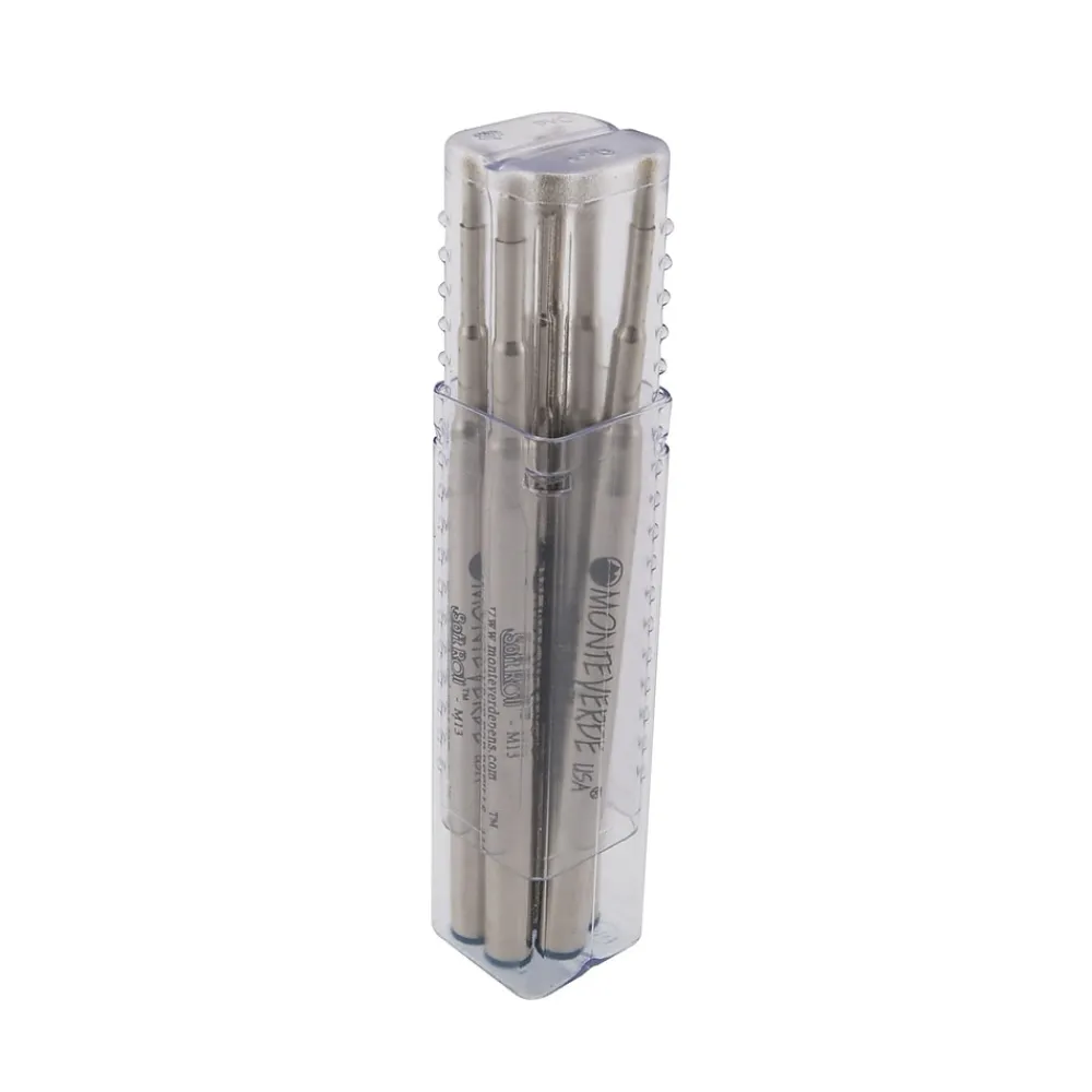 Pens|Monteverde ® Medium Ballpoint Refill For Montblanc Ballpoint Pens, 6/Pack, Turquoise