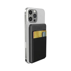 snap+ juice pack Magnetic Wireless Charger with Mini Wallet, 5000 mAh, Black (401108985)<Mophie Online