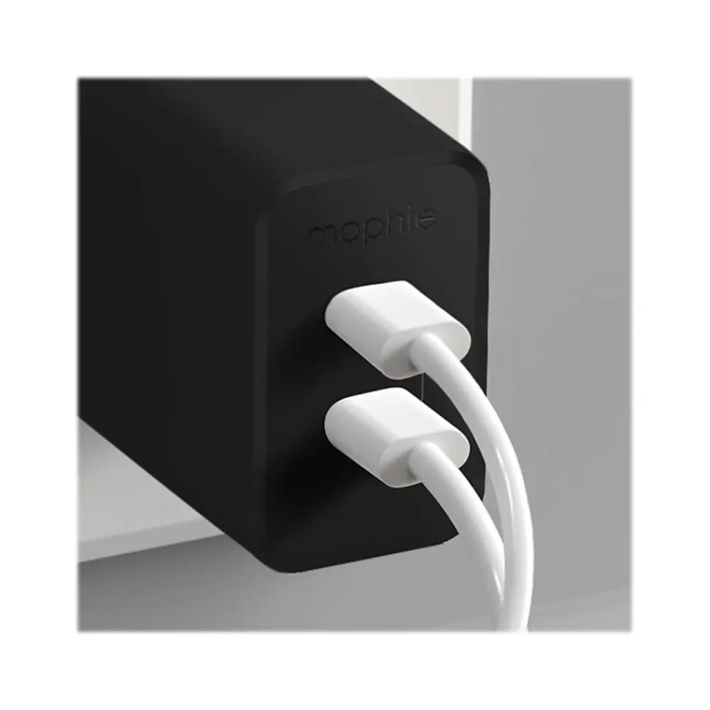 Speedport 45 2-Port GaN Wall Charger, Black (409909298)<Mophie Discount