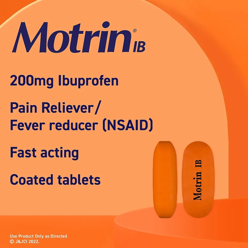 IB Ibuprofen Tablets, 200 mg, 2 Tablets/Packet, 50 Packets/Box (447419)<Motrin Sale
