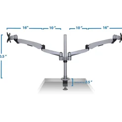 Clearance Mount-It! Modular Spring Arm Adjustable Monitor Arm, Up to 27