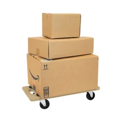 Mount-It! Small Platform Mover Dolly, 220 lb. Capacity, Light Brown, 2/Pack (MI-927)