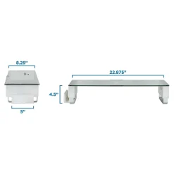 Discount Mount-It! Tempered Glass Height Adjustable Monitor Riser With 3 USB Ports, Up to 32