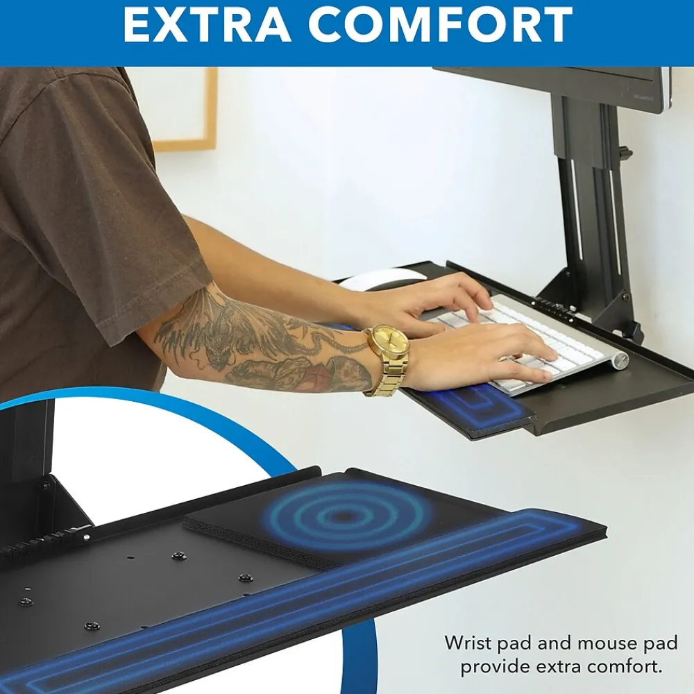 Standing Desks*Mount-It! 25"W Adjustable Standing Keyboard Tray (MI-7915)