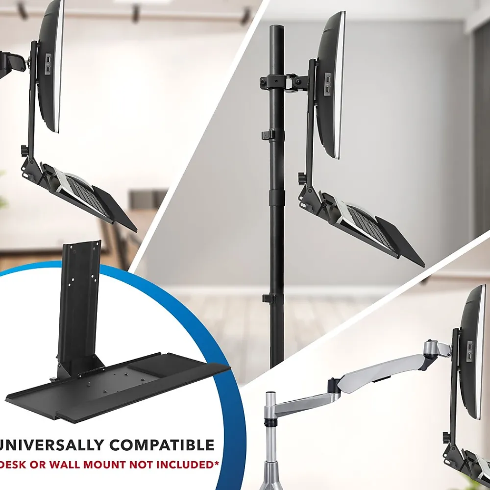 Standing Desks*Mount-It! 25"W Adjustable Standing Keyboard Tray (MI-7915)