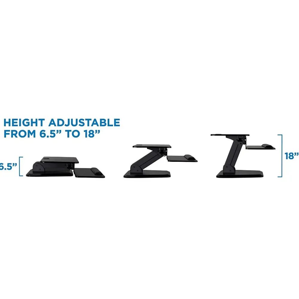 Standing Desks*Mount-It! 23"W Manual Adjustable Standing Desk Converter, Black (MI-7916)