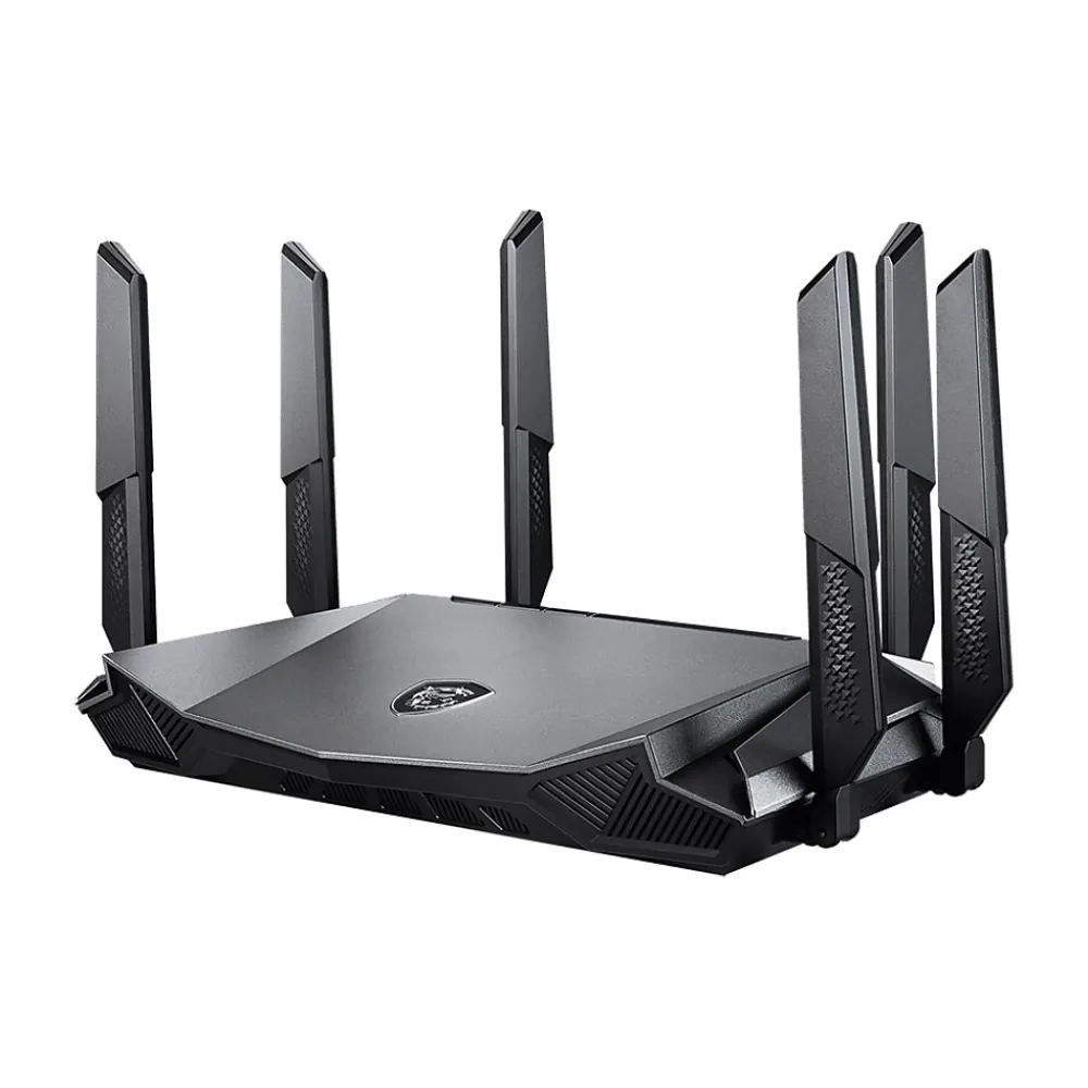 MSI RadiX AX6600 Tri Band MU-MIMO WiFi 6 Gaming Router, Black (RADIXAX6600)
