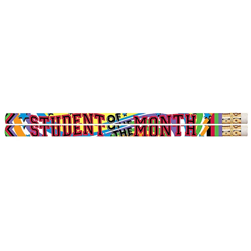Pencils|Musgrave Pencil Company Student of the Month Wooden Pencil, 0.5mm, #2 Hard Lead, 144/Box (MUS2475G)