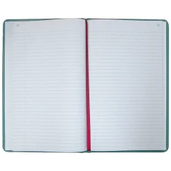 Accounting & Record Journals*National Brand Canvas Tuff Series Record Book, 7.63" x 12.13", Green, 250 Sheets/Book (A66500R)