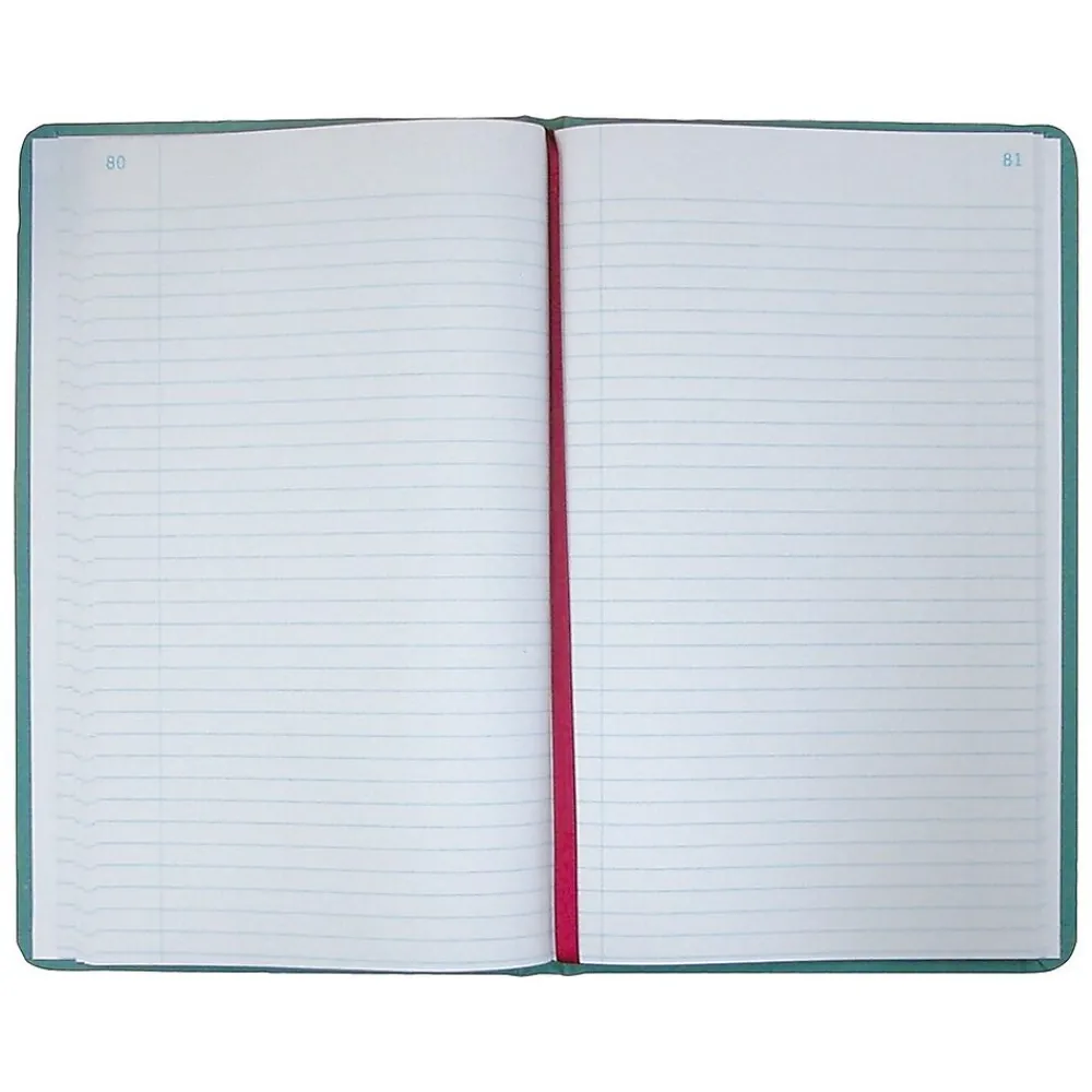 Accounting & Record Journals*National Brand Canvas Tuff Series Record Book, 7.63" x 12.13", Green, 250 Sheets/Book (A66500R)
