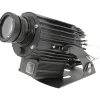National Marker Virtual Sign: Social Distancing Projector, Please No Handshakes, Aluminum, 6.7" x 9.25", Black