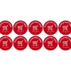 National Marker Walk-On™ Floor Decal, "Please Wait Here," 8", Red/White, 10 (WFS8210)