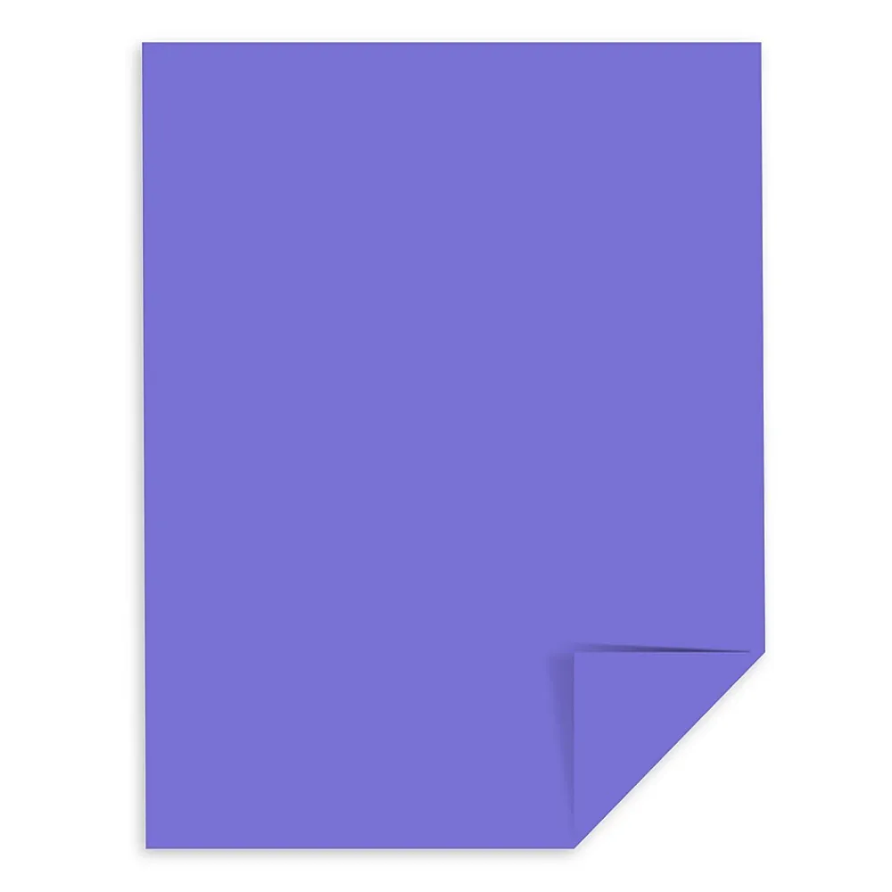 Card Stock*Neenah Paper Astrobrights 65 lb. Cover Paper, 8.5" x 11", Venus Violet, 2000 Sheets/Case (22091)