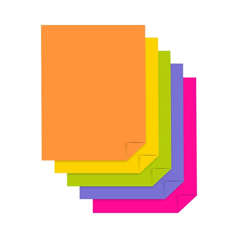 Card Stock*Neenah Paper Creative Collection 65 lb. Cardstock Paper, 8.5" x 11", Assorted Colors, 50 Sheets/Pack (91507)