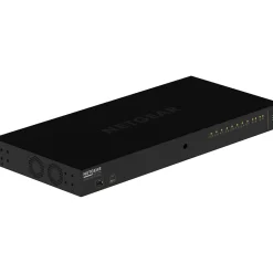 Netgear AV Line 10-Port Gigabit Ethernet Managed Switch, Black (GSM4212P-100NAS)