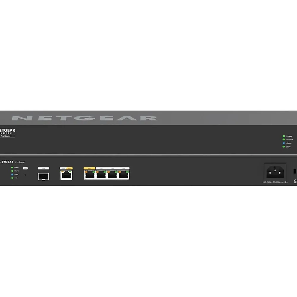 Outlet Netgear Dual-WAN Pro 11800Mbps Router, Black (PR60X-100NAS)