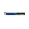 Netgear 16-Port Gigabit Ethernet PoE Unmanaged Switch, 10/100/1000 Mbps, Black/Blue (GS516UP-100NAS)