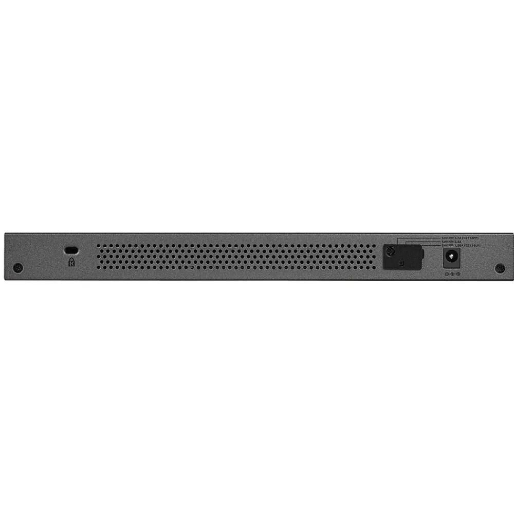 Discount Netgear 16-Port PoE/PoE+ Gigabit Ethernet Unmanaged Switch (GS116LP-100NAS)