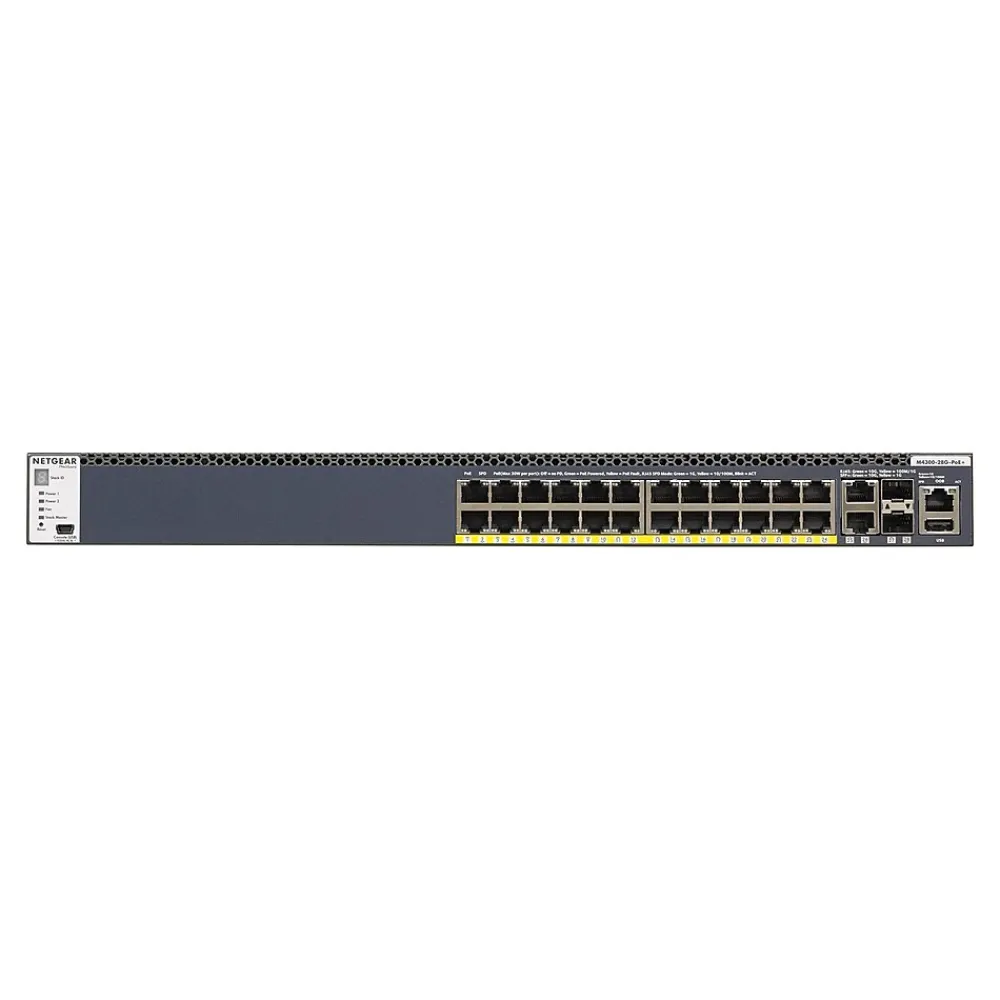 Discount Netgear ® ProSAFE® GSM4328PA-100NES 24 Port Managed Ethernet Switch