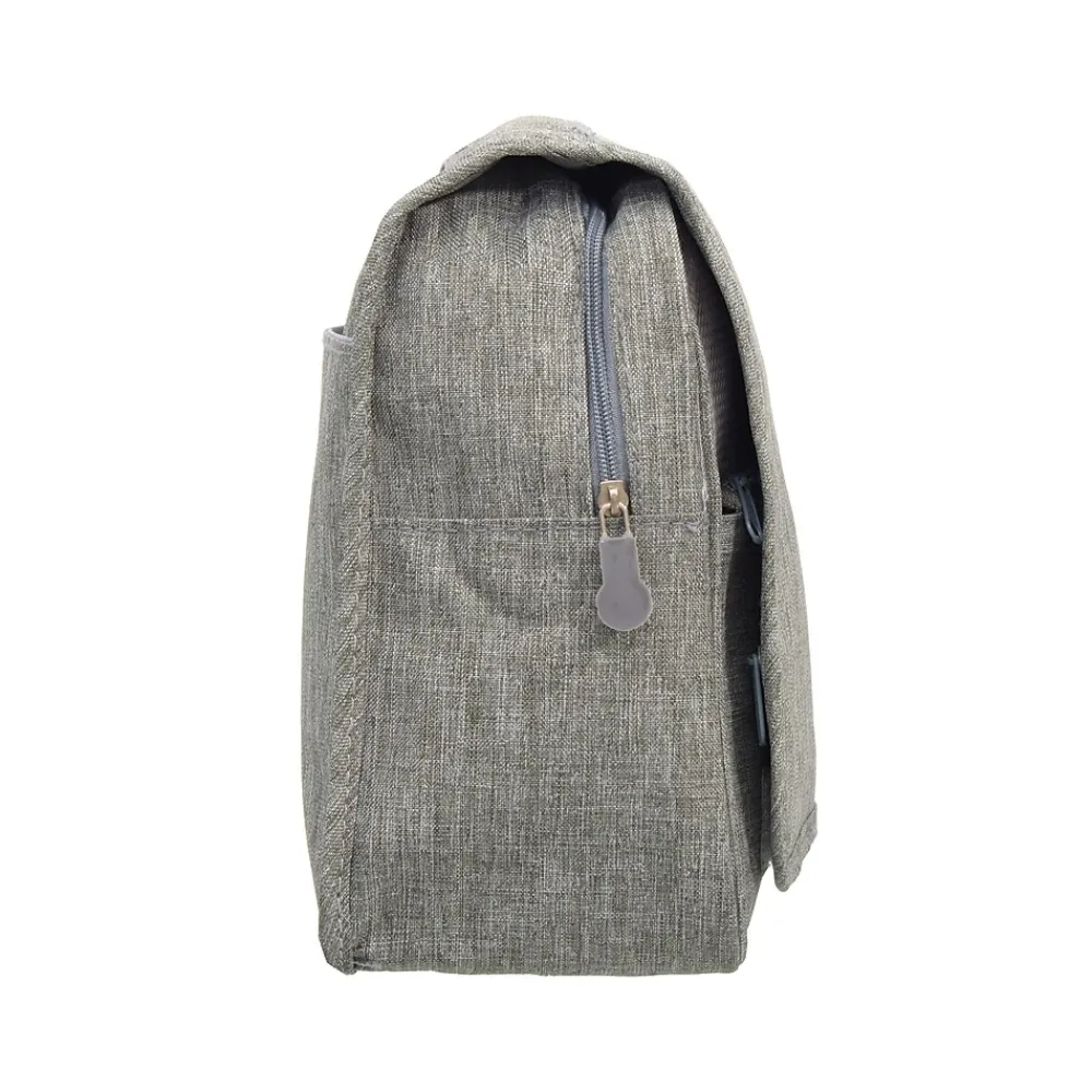 9.75" Fabric Toiletry Bag, Gray (CBM30003-GRY)<Nicci Best