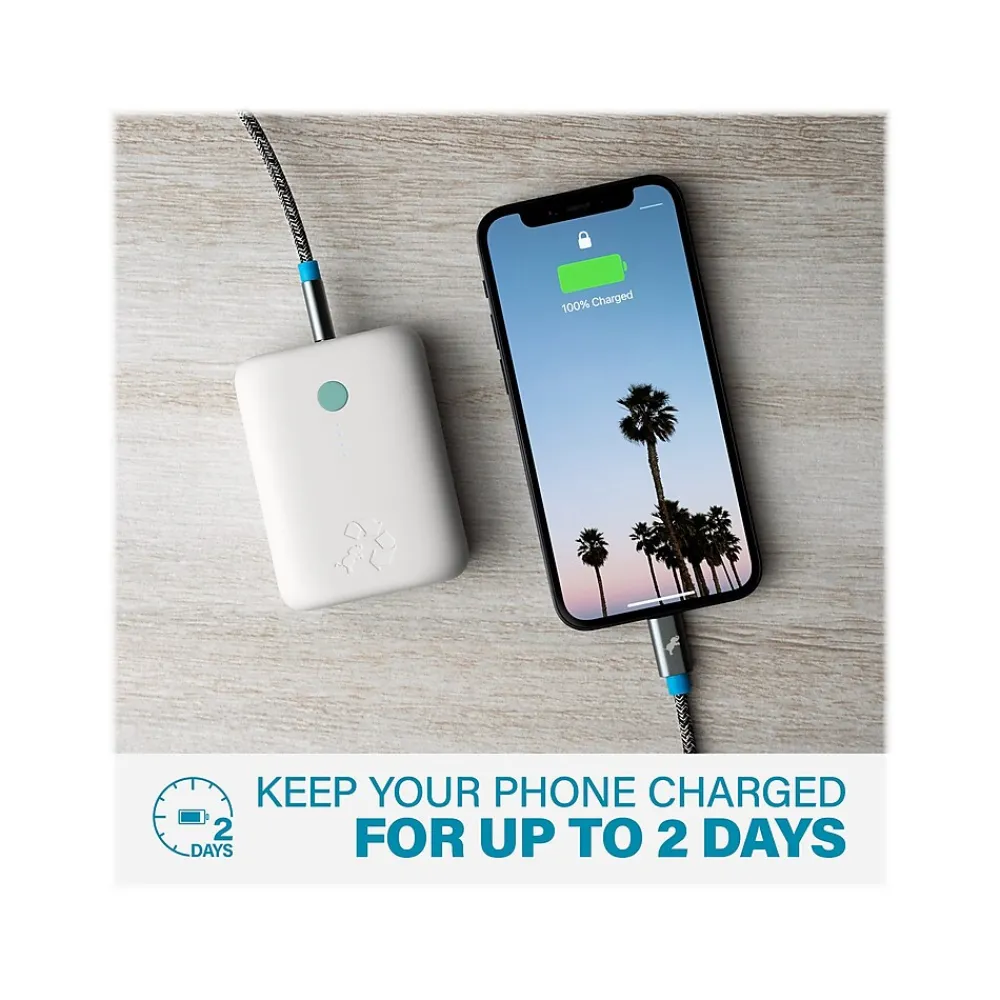 CHAMP Lite USB Type-C Power Bank for Most Smartphones, 5200mAh, Black (NB-CPC-5K-BLK)<Nimble