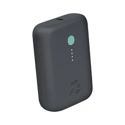 CHAMP USB Type-A/Type-C Power Bank for Most Smartphones, 10000mAh, Charcoal (NB-CPC-10K-PD-GRY)<Nimble Clearance