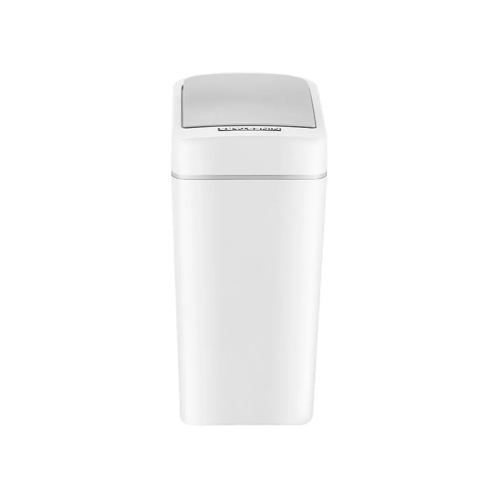 Plastic Sensor Trash Can, White, 1.85 gal. (DZT-7-2s)<Nine Stars Discount