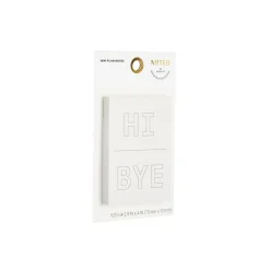 Post-It Notes*Post-it Noted by ® Grey Hi and Bye Notes, 2.9