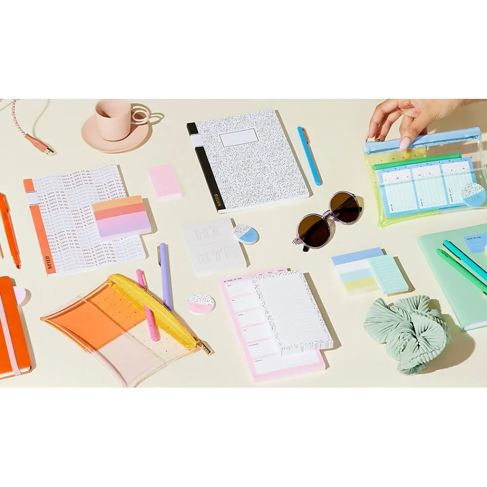 Post-It Notes*Post-it Noted by ® Grey Hi and Bye Notes, 2.9" x 4", 100 Sheets/Pad (NTD5-34-HB)