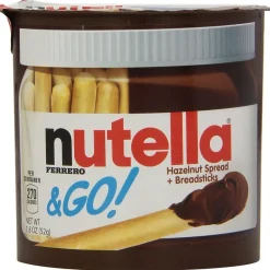 Nutella & Go! Spread and Breadstick, Single Serve, Hazelnut (80314)