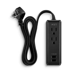 NXT Technologies â„¢ 8' Extension Cord, 2-Outlet, Black (NX56820)