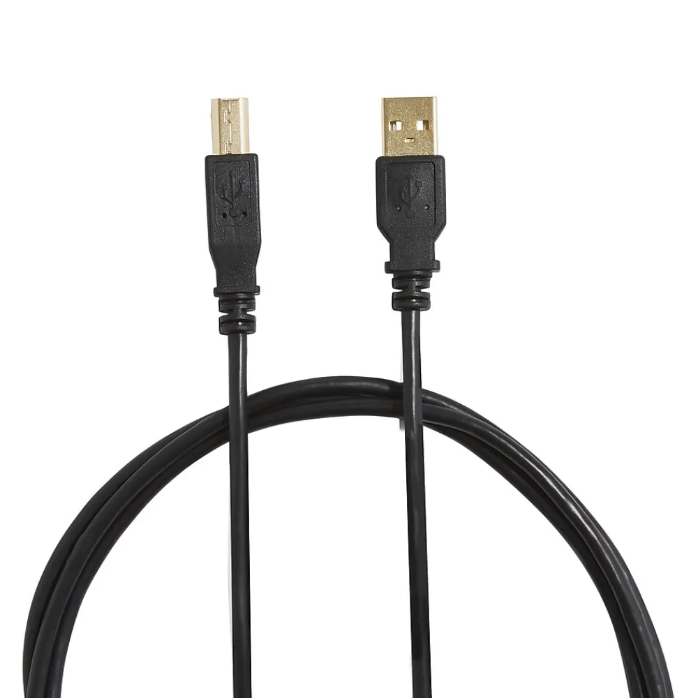 NXT Technologies ™ 7' USB A Male/B Male, Black (NX29929)