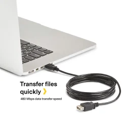 NXT Technologies ™ 6' USB A to USB A Cable, Male to Female, Black (NX29753)