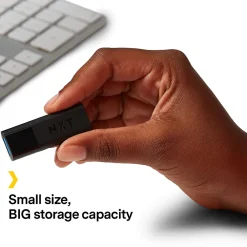 Online NXT Technologies ™ 128GB USB 3.0 Type A Flash Drive, Black (NX27998-US/CC)