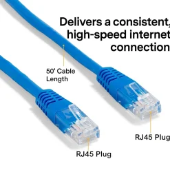 NXT Technologies ™ NX56836 50' CAT-6 Cable, Blue