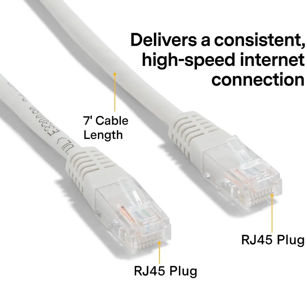 NXT Technologies ™ NX56838 7' CAT-6 Cable, Gray