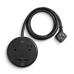 NXT Technologies ™ 2-Outlet Plus USB Surge Protector, 5' Cord, 500 Joules (NX61428)