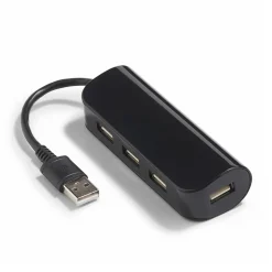 NXT Technologies ™ 4-Port USB 2.0 Hub, Black (NX56850)