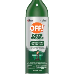 OFF! Â Deep Woods V Aerosol for Mosquitos, Alcohol Odor, 6 oz. (333242)