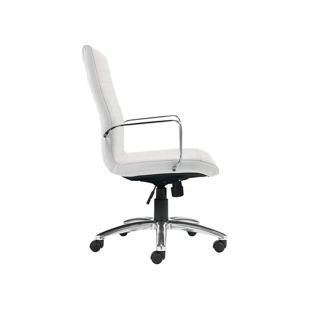 Office Chairs*Offices to go Luxhide Executive Chair, White (OTG11730BL28)