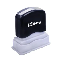 Stamps & Stamp Pads|Offistamp Pre-Inked Stamp, POSTED, Red Ink (034521)